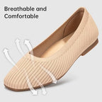 Frank Mully Women's Flats Square Toe Flats Comfortable Slip on Washable Ballet Flats Shoes for Women Dressy Work - Image 4