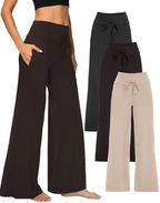 Showitty Wide Leg Pants for Women with Pockets, High Waist Yoga Lounge by Showitty