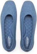 Frank Mully Women's Flats Square Toe Flats Comfortable Slip on Washable Ballet Flats Shoes for Women Dressy Work by FRANKMULLY