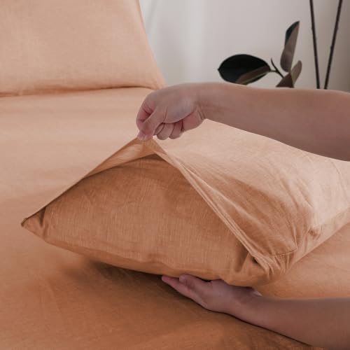100% French Linen Pillowcase Set of 2, Breathable Envelope Closure Soft Linen Pillow Cover,Soft Luxury Hotel & Home Use, Gift - Image 2