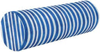 Bolster Pillow Yoga Bedding Essentials Round Neck Roll Pillow Round Pillow Forms Cylinder Pillows Couch Neckroll Pillows for Bed Deepskyblue Stripe by Caihoyu