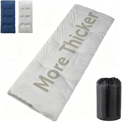 SWTMERRY Cot Mattress Topper - Quilted Cot Pads for Camping, Soft Comfortable Sleeping Cot Mattress Pad Only, Camping Pad 75"x28" for Camp Cot/Rv Bunk/Narrow Twin Bed by SWTMERRY