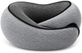 Travel Pillow for Airplanes, Memory Foam Neck Pillow with Chin Support, Gray by Unknown