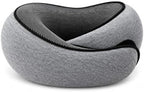 Travel Pillow for Airplanes, Memory Foam Neck Pillow with Chin Support, Gray by Unknown