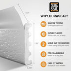 DuraSeal Garage Door Weather Stripping Kit, Black 34 ft, Made in USA - Image 4