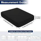Smiry Waterproof Patio Cushion Covers, Stretch Outdoor Furniture Covers - Image 6