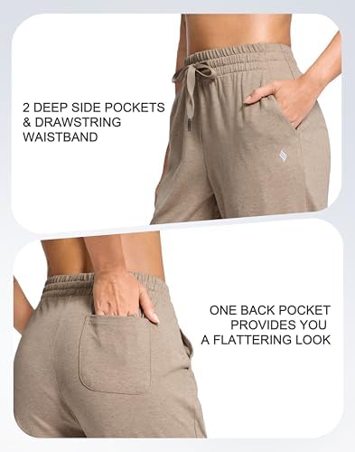 SANTINY 31"/33"/35" Women's Tall Cotton Sweatspants Lounge - Image 4