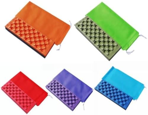 Foldable EVA Foam Seat Cushion with Drawstring Storage Bag, Waterproof, Portable Outdoor Sitting Pad for Camping, Hiking, and Picnics by Unknown