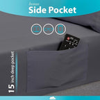 DREAMCARE King Size Sheets Set - 6 pcs Breathable Cooling Sheets King Size - Image 2