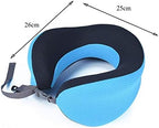 Travel Pillow, Neck for Airplane, Upgrade Memory Foam with Adjustable Buckle, 360 Chin - Image 2