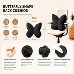 Memory Foam Lumbar Support Pillow,Back Support for Office Chair,Back Pillow for Chair,Ergonomic Lower Back Cushion for Desk Chair,Computer Chair,Gaming Chair and Car Seat,Washable Cover（Black） - Image 5