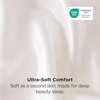 Bedsure Satin Pillowcase 8 Pack Similar to Silk Pillow Cases Standard Size, Pillow Case for Sleeping Women with Envelope Closure, Gifts for Women Men, Ivory, 20x26 Inches, 8pcs - Image 5