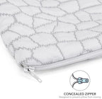 2-Pack Queen Cooling Fiber Pillowcases – Luxury, fits Hotel/Memory Foam/Down Pillows, Smooth Zippers, for hot Sleepers, Machine Washable. - Image 3
