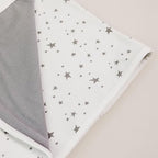 Woolino Baby Blanket for Crib or Stroller - Merino Wool and Organic Cotton Infant Blanket - 4 Season - 40” x 31.5” - Stars - Image 4