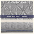 ZonLi Body Pillow for Adults Side Sleeper, Light Grey - Image 2