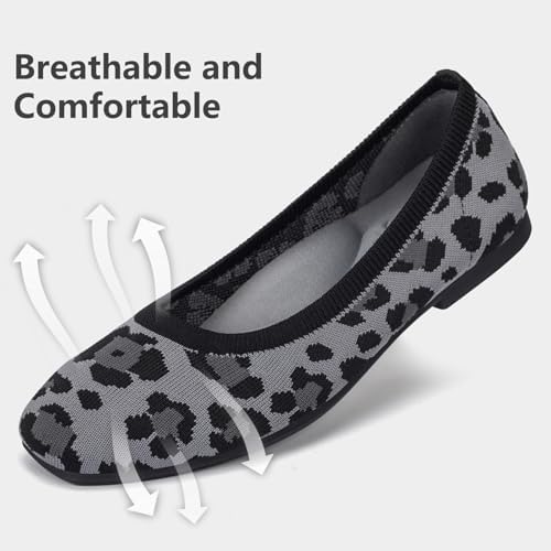 Frank Mully Women's Flats Square Toe Flats Comfortable Slip on Washable Ballet Flats Shoes for Women Dressy Work - Image 4