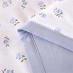 Coverless Duvet Single Double King Size, Reversible Summer Quilted Duvet Cosy and Lightweight Quilt Breathable Bedspreads Quilted Throw for Beds,Blue,150 * 200cm - Image 6