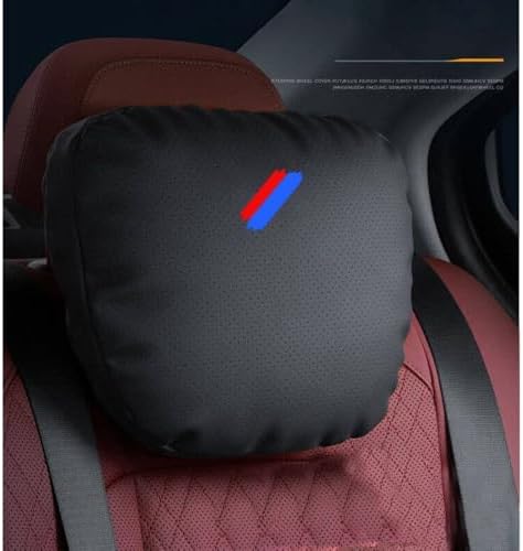 Car Lumbar Support Pillow and Car Neck Pillow Kit Compatible with BMW M 3 5 7 X1 X3 M3 M5 X1 X5 X6, Car Neck Rest Headrest Guard Lumbar Cushion Long Driving Travel Accessories - Image 3