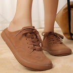 UBFEN Womens 100% Genuine Suede Mules Arch Support Indoor Outdoor Slippers - Image 3