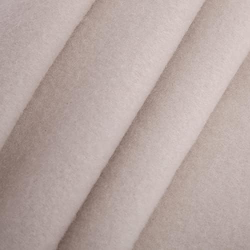 100 Percent Pure Merino,450GSM Wool Blanket Camping,Large Queen Size for The Bed,Soft Wool Outdoor Blanket,Full Size (Ivory,90x90In) - Image 4