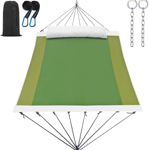 GAFETE 14ft Portable 2 Person Hammock, Quick Dry Textilene, 550 lb Capacity by GafeteOutdoorLiving