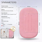 Baby Lounger, Infant Support Cushion for Newborns, Pink - Image 7