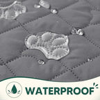 PAWFINITY Waterproof Bed Cover for Dogs, Pet Blanket for Mattress Washable - Image 2