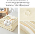 100% Cotton Summer Comforter,Ultra Soft Breathable Lightweight Quilt,Machine Washable for Hot Sleepers&Travel. (Yellow, XXL(71''×78'')) - Image 5
