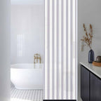 Window Privacy Film Frosted, Purple Stripes Reusable Static Cling Window Tints, Farmhouse Lines Modern Geometric Minimalist Heat Control Windows Films for Offices, Balcony, 29.5 x 118 Inches - Image 3