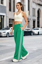 Alaroo Women's Pants Wide Leg High Waist with Pockets Loose Stretch Casual - Image 3