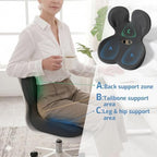 Memory Foam Seat Cushion,Orthopedic Ergonomic Seat Cushions for Tailbone,Sciatica, and Back Pressure Relief,L-Shaped Design & Adjustable Strap,Lumbar Support Pillow for Office,Car,Desk Chair - Image 3
