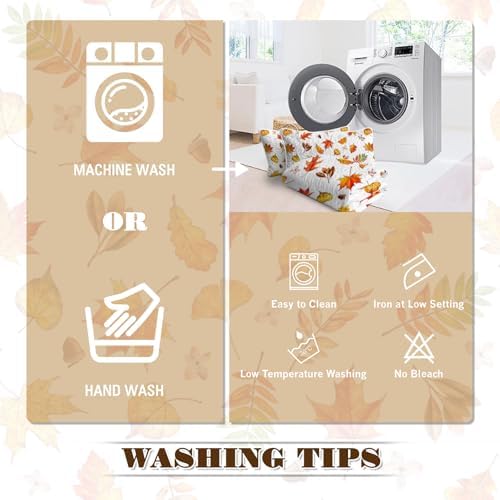 BlessLiving Quilts Queen Size Gradual Maple Leaves Halloween Fall Bedding - Image 7