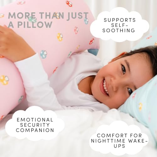 SnuggleBuddy – Self-Soothing Toddler Pillow with Pillowcase | Soft Breathable Viscose from Bamboo Kids Travel Pillow | Eczema-Friendly, Washable Sleep Companion (Ages 2-8) (Small) - Image 3