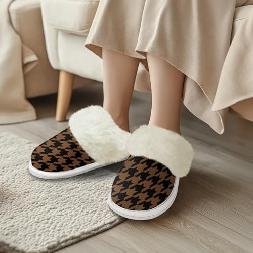 Cotton Slippers With Fluffy Edges House Slippers - Image 2