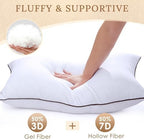 HUXMEYSON Pillows Standard Size Set of 4, Down Alternative Fill - Image 2