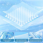 inhand Cooling Blanket - Cooling Blankets for Hot Sleepers -Decorative Lightweight Breathable Summer Cold Blankets for Sleeping Night Sweats to Keep Cool-(90"x108") Midnight Blue - Image 3