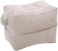 Inflatable Foot Rest Pillow Adjustable Height for Desk Travel by Luxshiny