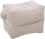 Inflatable Foot Rest Pillow Adjustable Height for Desk Travel by Luxshiny
