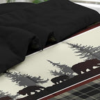 Pamnest King Comforter Set with Sheets, 7 Pieces Vintage Bear Bedding - Image 5