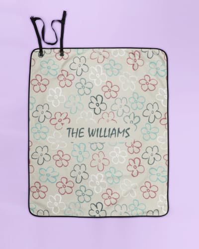 Custom Picnic Blanket, Personalized Waterproof Outdoor Blanket by Tidalcolors