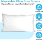 Disposable Pillowcases, 200pcs Disposable Pillow Case Covers, Soft Non-Woven Fabric Disposable Pillow Cases for Medical, Hospital, Hotels, SPA Tattoo Lash Pillow Covers, 21 in x 30 in - Image 4