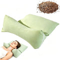 3-in-1 Adjustable Buckwheat Neck Pillow,3-Point Support for Neck/Shoulder/Head, Adjustable Height and Firmness, Firm Support for Side/Back Sleepers by Mamba+Travel