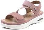 mysoft Women's Comfortable Walking Sandals Platform Wedge Ankle Strap by mysoft