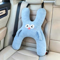 X-shaped Car Sleeping Pillow for Travel Neck & Back Support (Blue) by Unknown