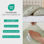 Cooling Eucalyptus Tencel Pillow Cases, King, Sage Desert, 2 Pack - Image 3