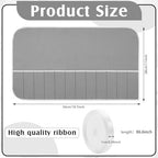 Hillban 18 Pcs Anti Tarnish Silverware Storage Bags Felt, 12 Slots, Grey - Image 2