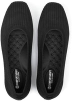 Frank Mully Women's Flats Square Toe Flats Comfortable Slip on Washable Ballet Flats Shoes for Women Dressy Work by FRANKMULLY