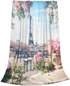 Beautiful Eiffel Tower Paris Print Ultra-Soft Micro Fleece Blanket Ultra-Soft Micro Light Weight Warm Bed Throw Blanket - Image 2