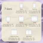 Cal King Size Sheets Set, Cooling & Soft Deep Pocket Bed Sheets, 4PC - Image 4
