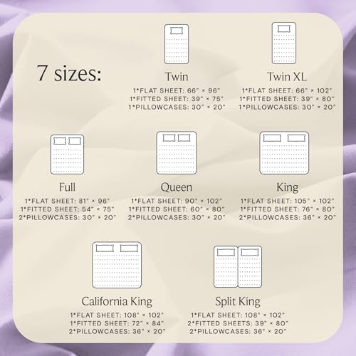 Cal King Size Sheets Set, Cooling & Soft Deep Pocket Bed Sheets, 4PC - Image 4